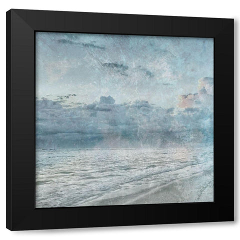 Evening At The Bay Black Modern Wood Framed Art Print with Double Matting by Phillip, Jamie