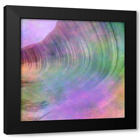 Crystal Vally Black Modern Wood Framed Art Print by Phillip, Jamie