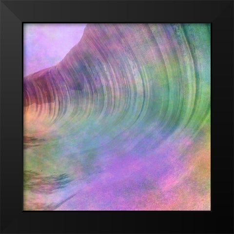 Crystal Vally Black Modern Wood Framed Art Print by Phillip, Jamie