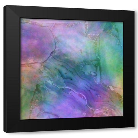 Blending Crystal 2 Black Modern Wood Framed Art Print with Double Matting by Phillip, Jamie