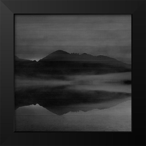 Wooden Lodge 2 Black Modern Wood Framed Art Print by Phillip, Jamie