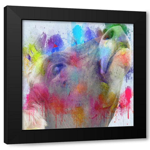 Abstract Farmhouse 2 Black Modern Wood Framed Art Print with Double Matting by Phillip, Jamie