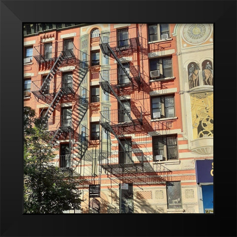 Urban Life 2 Black Modern Wood Framed Art Print by Phillip, Jamie