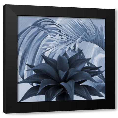 Tropical Floral 3 Black Modern Wood Framed Art Print by Phillip, Jamie