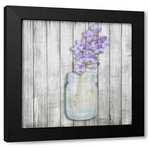 Mason Flower 2 Black Modern Wood Framed Art Print by Phillip, Jamie