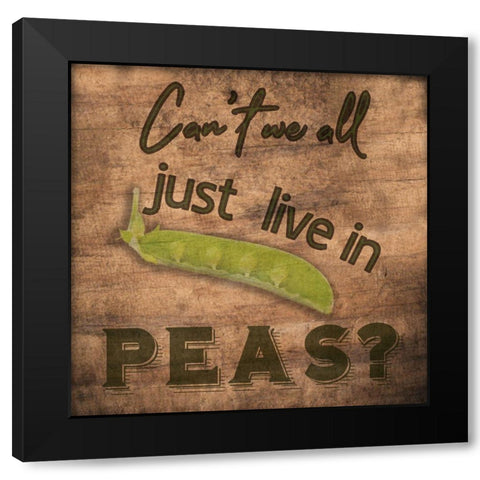 Kitchen Talk 4 Black Modern Wood Framed Art Print with Double Matting by Phillip, Jamie