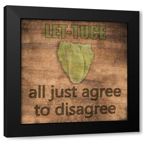 Kitchen Talk 6 Black Modern Wood Framed Art Print with Double Matting by Phillip, Jamie