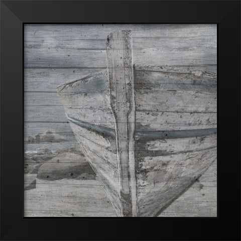 Gracefully Broken Black Modern Wood Framed Art Print by Phillip, Jamie