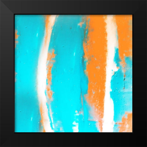 Cake Abstract Black Modern Wood Framed Art Print by Phillip, Jamie