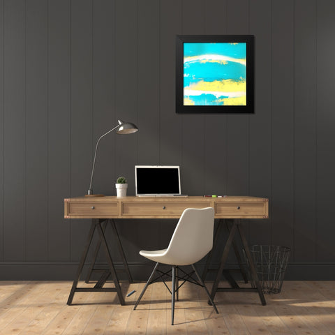 Cake Abstract 2 Black Modern Wood Framed Art Print by Phillip, Jamie
