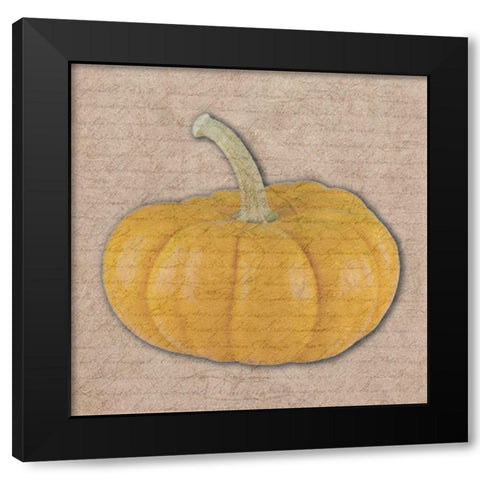 Pumpkin Black Modern Wood Framed Art Print with Double Matting by Phillip, Jamie