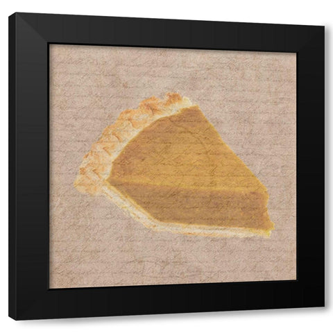 Pumpkin Pie Black Modern Wood Framed Art Print with Double Matting by Phillip, Jamie