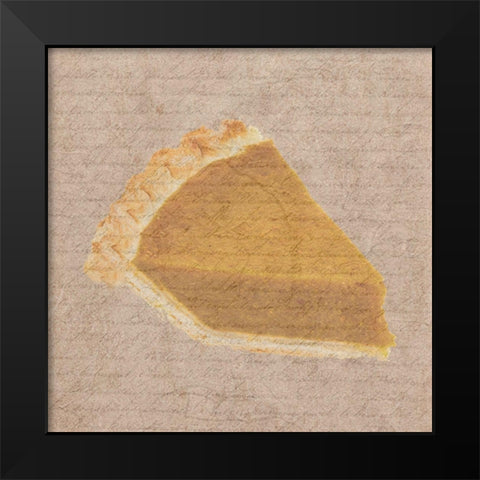 Pumpkin Pie Black Modern Wood Framed Art Print by Phillip, Jamie