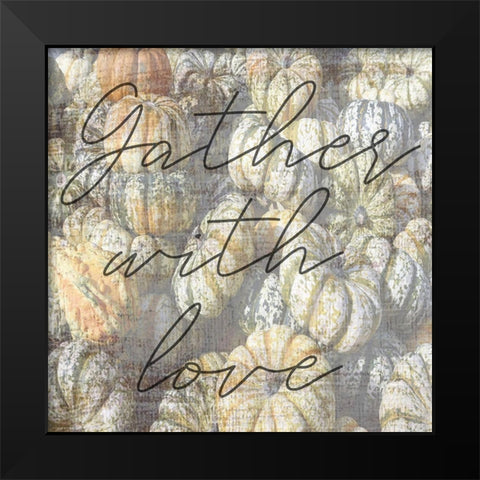 Gather Together Black Modern Wood Framed Art Print by Phillip, Jamie