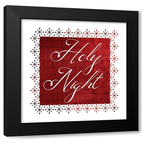 Holy Night Black Modern Wood Framed Art Print with Double Matting by Phillip, Jamie