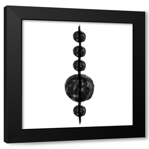 Tapioca Black Modern Wood Framed Art Print with Double Matting by Phillip, Jamie