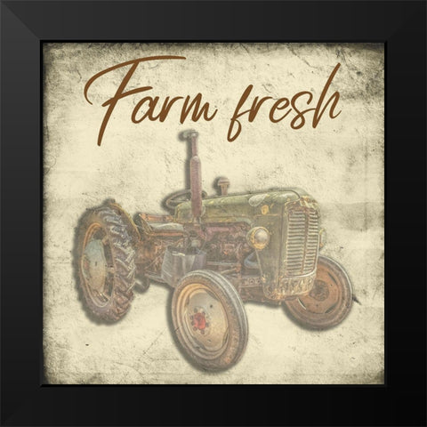 Fresh Black Modern Wood Framed Art Print by Phillip, Jamie