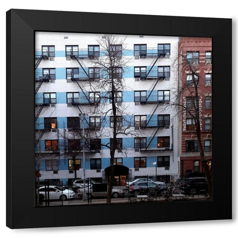 Inovation 1 Black Modern Wood Framed Art Print with Double Matting by Phillip, Jamie