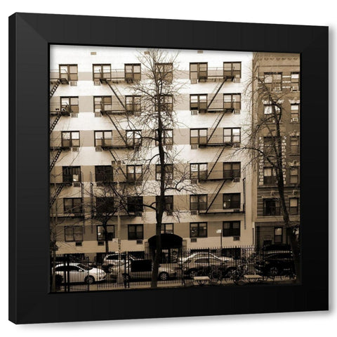 Inovation 2 Black Modern Wood Framed Art Print with Double Matting by Phillip, Jamie