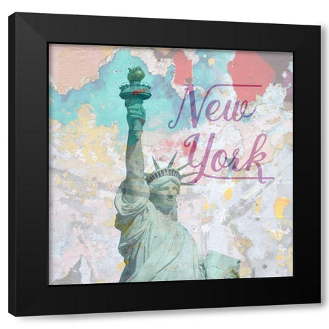 New York Beauty Black Modern Wood Framed Art Print by Phillip, Jamie