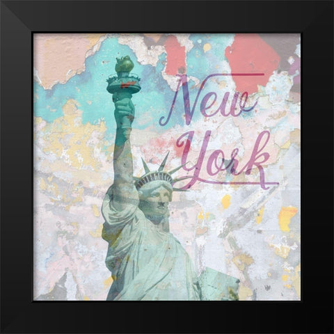 New York Beauty Black Modern Wood Framed Art Print by Phillip, Jamie