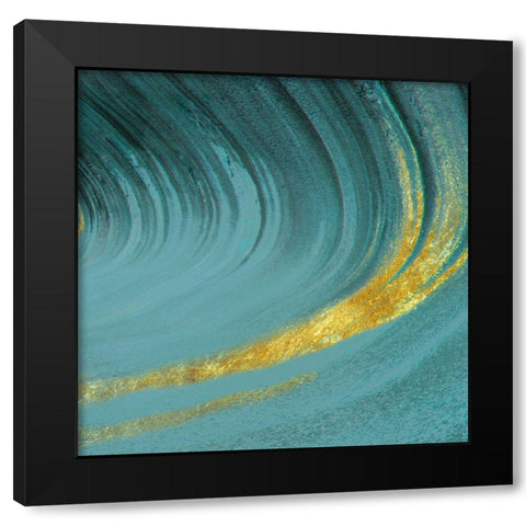 Golden Tone Black Modern Wood Framed Art Print with Double Matting by Phillip, Jamie