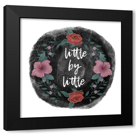Little Black Modern Wood Framed Art Print by Phillip, Jamie