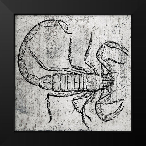 Spring Bug 1 Black Modern Wood Framed Art Print by Phillip, Jamie