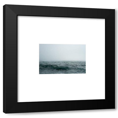 Storm Black Modern Wood Framed Art Print with Double Matting by Phillip, Jamie