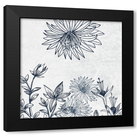 Bonanical roots 2 Black Modern Wood Framed Art Print by Phillip, Jamie