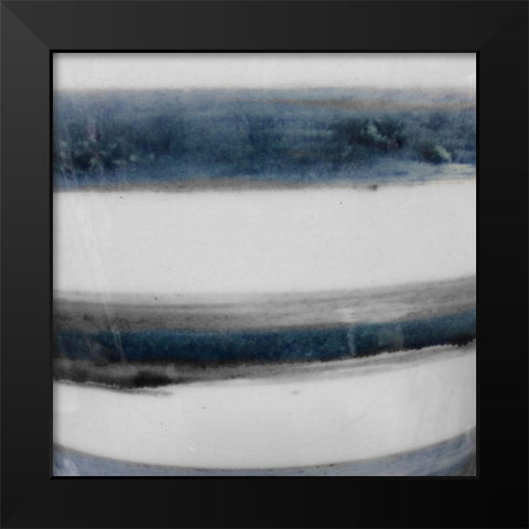 Prosperity By Indigo Black Modern Wood Framed Art Print by Phillip, Jamie
