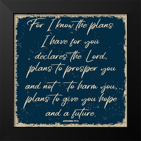 Hope Black Modern Wood Framed Art Print by Phillip, Jamie