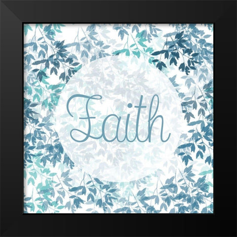 Faith Black Modern Wood Framed Art Print by Phillip, Jamie