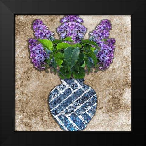 Nice Flowers Black Modern Wood Framed Art Print by Phillip, Jamie