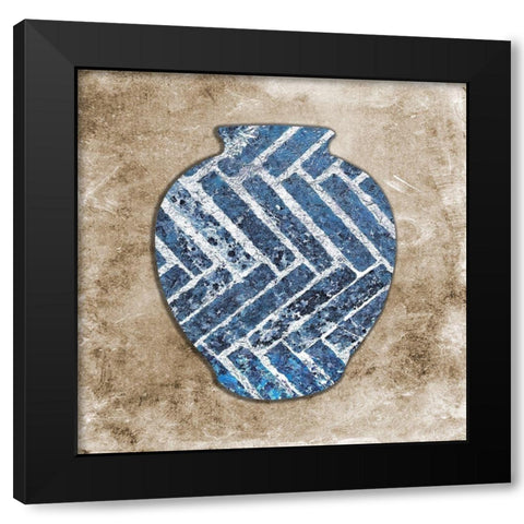 Half Empty Black Modern Wood Framed Art Print with Double Matting by Phillip, Jamie