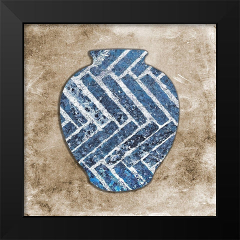 Half Empty Black Modern Wood Framed Art Print by Phillip, Jamie
