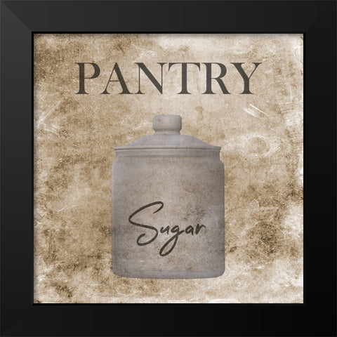 Pantry Black Modern Wood Framed Art Print by Phillip, Jamie
