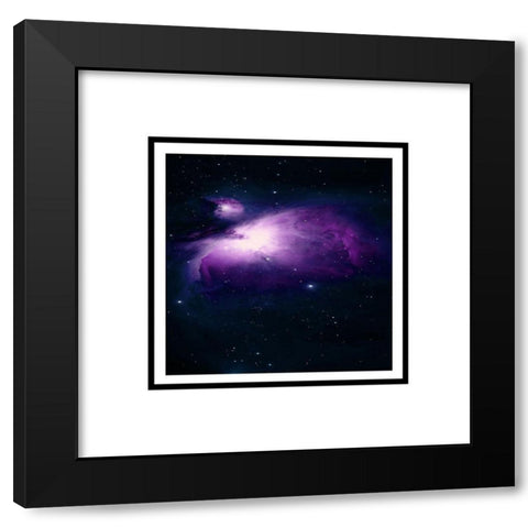 Space Black Modern Wood Framed Art Print with Double Matting by Phillip, Jamie