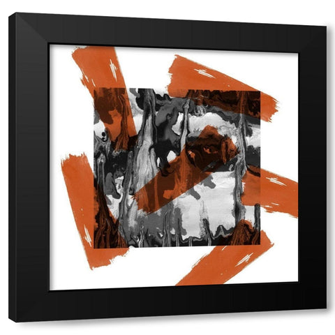 Broken Mirror  Black Modern Wood Framed Art Print by Phillip, Jamie