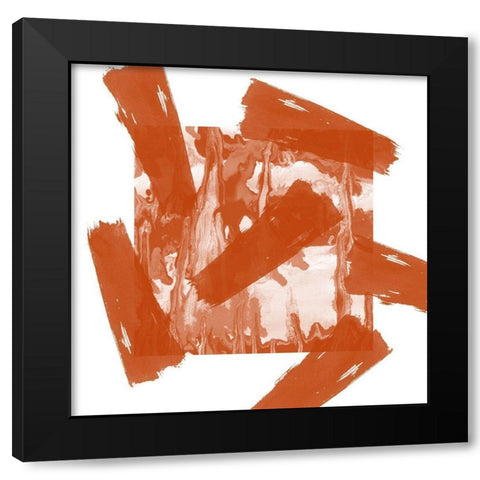 Broken Mirror 2 Black Modern Wood Framed Art Print with Double Matting by Phillip, Jamie