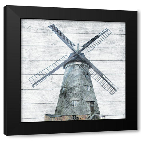 Wind Mill B Black Modern Wood Framed Art Print by Phillip, Jamie