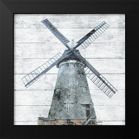 Wind Mill B Black Modern Wood Framed Art Print by Phillip, Jamie