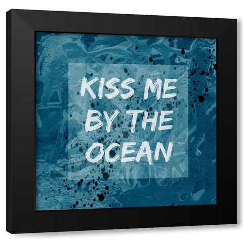 By The Ocean Black Modern Wood Framed Art Print by Phillip, Jamie