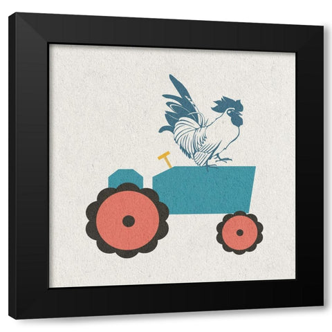Little Farmer 3 Black Modern Wood Framed Art Print by Phillip, Jamie