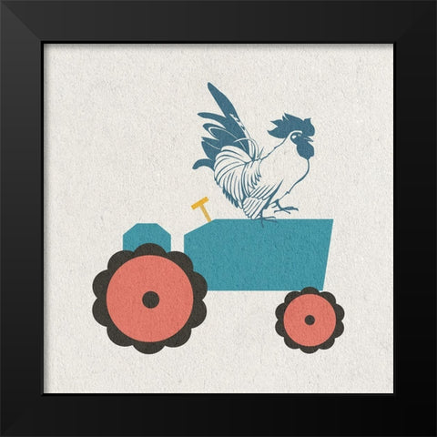 Little Farmer 3 Black Modern Wood Framed Art Print by Phillip, Jamie