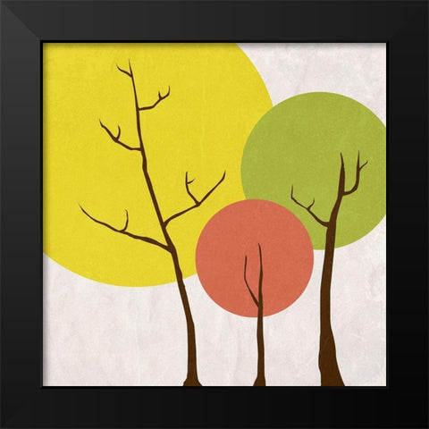 Oxygen Black Modern Wood Framed Art Print by Phillip, Jamie