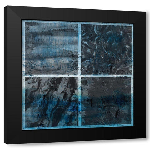 Asphalt 2 Black Modern Wood Framed Art Print with Double Matting by Phillip, Jamie