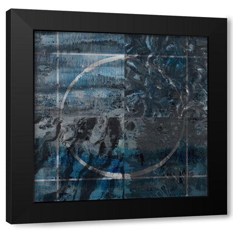 Asphalt 3 Black Modern Wood Framed Art Print with Double Matting by Phillip, Jamie