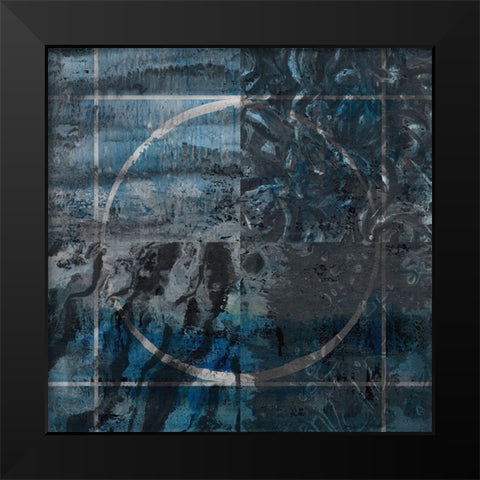 Asphalt 3 Black Modern Wood Framed Art Print by Phillip, Jamie