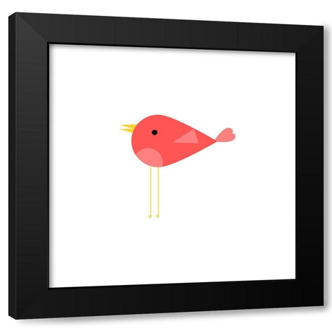 Love Bird Black Modern Wood Framed Art Print by Phillip, Jamie